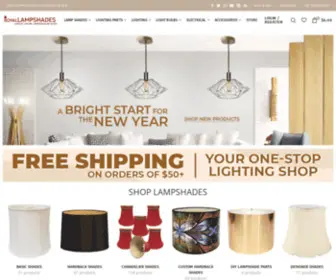 Royallampshades.com(Lamp Shades Replacements and Lamp Accessories) Screenshot