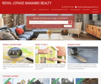 Royallepagenanaimo.ca(Royal Lepage Nanaimo Realty) Screenshot