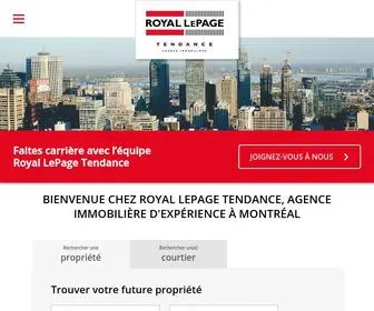 Royallepagetendance.ca(Agence immobili) Screenshot