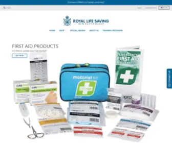 Royallifeshop.com.au(Royal Life Saving Shop) Screenshot