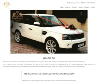 Royallimos.in(Luxury Car Hire in Punjab) Screenshot