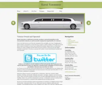 Royallimousineofgreensboro.com(Royal Limousine of Greensboro) Screenshot