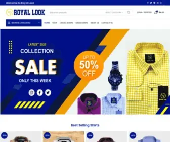 Royallook.pk(Man Clothing Brand) Screenshot