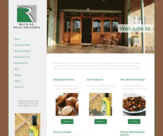 Royalmacadamia.co.za(Royal Macadamia) Screenshot