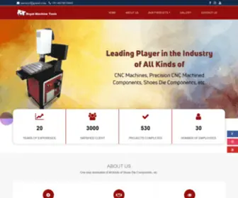Royalmachinetools.in(Royal Machine Tools) Screenshot