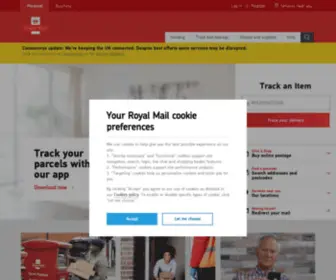 Royalmail.com(Royal Mail Group Ltd) Screenshot