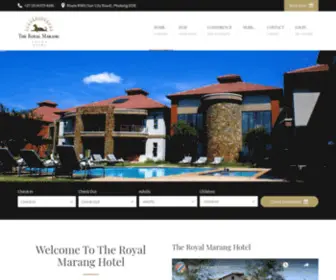 Royalmarang.com(The Royal Marang Hotel) Screenshot