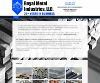 Royalmetal.com(Royal Metal Industries) Screenshot