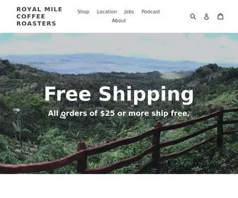 Royalmilecoffee.com(Royal Mile Coffee) Screenshot