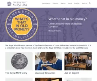Royalmintmuseum.org.uk(The Royal Mint Museum) Screenshot
