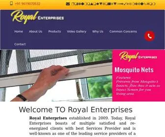 Royalmosquitoscreen.com(Royal enterprises) Screenshot