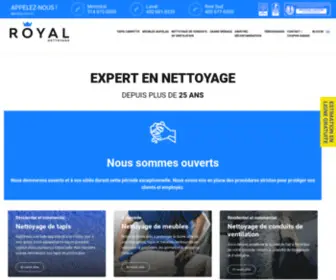 Royalnettoyage.com(Services de nettoyage tapis) Screenshot