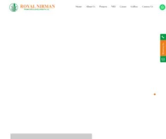 Royalnirman.com(Top 10 Real Estate Developers in Visakhapatnam) Screenshot