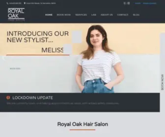 Royaloakbcn.com(Royal Oak Hair Salon) Screenshot