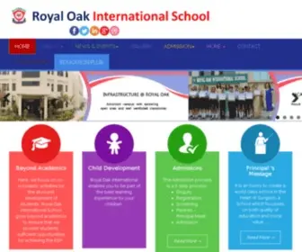 Royaloakinternationalschool.co.in(Royal Oak International) Screenshot