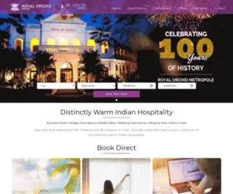Royalorchidhotels.com(Royal Orchid Hotels) Screenshot
