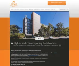 Royalpacifichotel.com.au(Lane Cove Accommodation) Screenshot