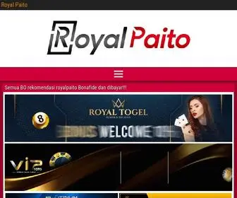 Royalpaito.com(PAITO WARNA SGP HK SYDNEY) Screenshot