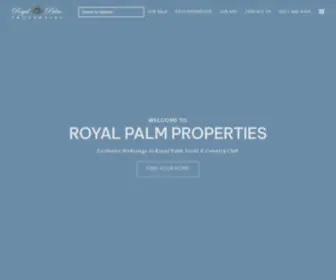 Royalpalm.com(Royal Palm Properties) Screenshot