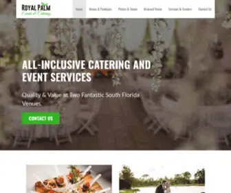 Royalpalmevents.com(All Event Services & Catering at Madison Green) Screenshot