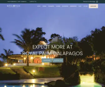 RoyalpalmGalapagos.com(Galápagos Hotel) Screenshot