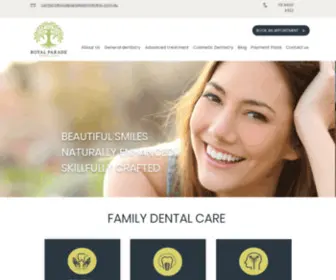 Royalparadedentalclinic.com.au(Royal Parade Dental) Screenshot