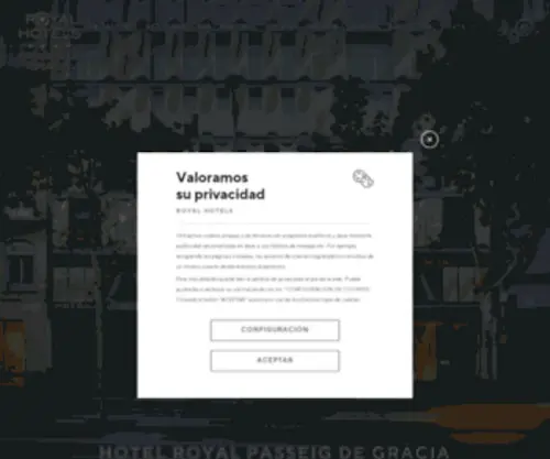 Royalpasseigdegraciahotel.com(Hotel Royal Passeig de Gràcia) Screenshot