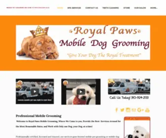 Royalpawsmobilegrooming.com(Mobile Pet Grooming) Screenshot