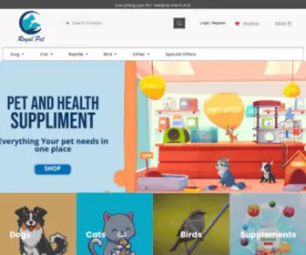 Royalpetsupplies.com(Homepage Rething) Screenshot