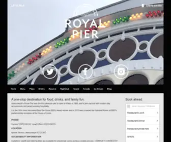 Royalpier.co.uk(The Royal Pier) Screenshot