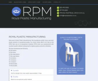 Royalplastic.co.za(Royal Plastics Manufacturing) Screenshot