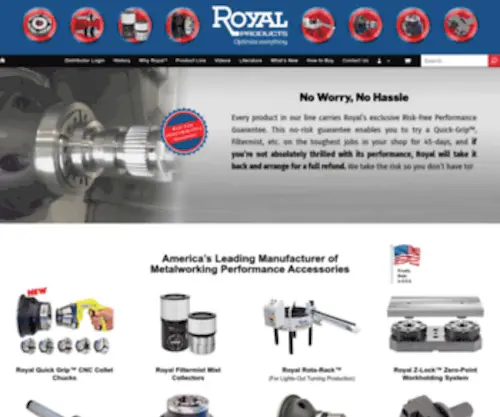 Royalprod.com(Royal Products) Screenshot