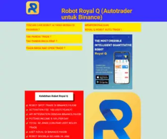 Royalq-Bot.com(RoyalQ or Royal Q robot) Screenshot