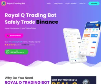 RoyalqTradingbot.net(Royal Q Trading Bot) Screenshot