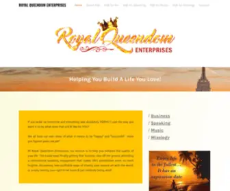 Royalqueenent.com(ROYAL QUEENDOM ENTERPRISES) Screenshot