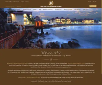Royalquynhon.com(Royal Hotel &amp; Healthcare Resort Quy Nhon Official Website) Screenshot