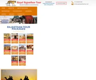 Royalrajasthantour.net(Rajasthan Tour Operators) Screenshot