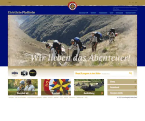 Royalrangers.de(Royal Rangers Deutschland) Screenshot
