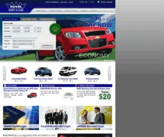 Royalrentacar.com(Royal Rent) Screenshot
