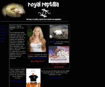 Royalreptilia.com(Royal Reptilia) Screenshot