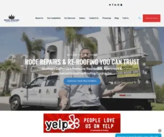 Royalroofing.com(Commercial Roofing Company in Los Angeles) Screenshot