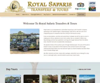 Royalsafaris.co.za(Royal Safaris) Screenshot