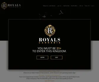 Royalscannabis.com(Royals Cannabis) Screenshot