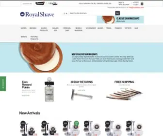 Royalshave.com(Safety razor) Screenshot