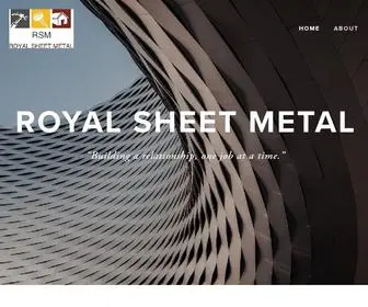 Royalsheetmetal.net(Royal Sheet Metal) Screenshot