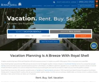 Royalshell.com(Vacation Home Rentals) Screenshot