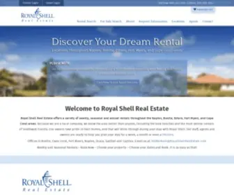 Royalshellrentals.com(Southwest Florida Real Estate) Screenshot
