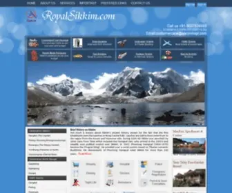 Royalsikkim.com(Sikkim Hotels) Screenshot