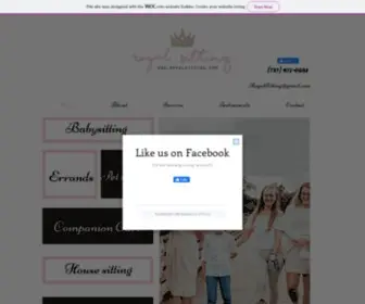 Royalsitting.com(Royal Sitting Florida) Screenshot