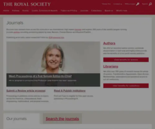 Royalsocietypublishing.org(Royal Society) Screenshot